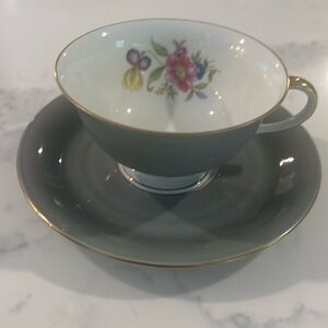 Vintage Baronet teacup and saucer. Excellent condition.